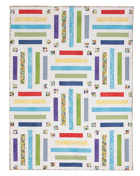 Color Me Crayons Quilt Kit | ConnectingThreads.com