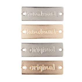 Metal Labels: Handmade & Original 4ct | ConnectingThreads.com
