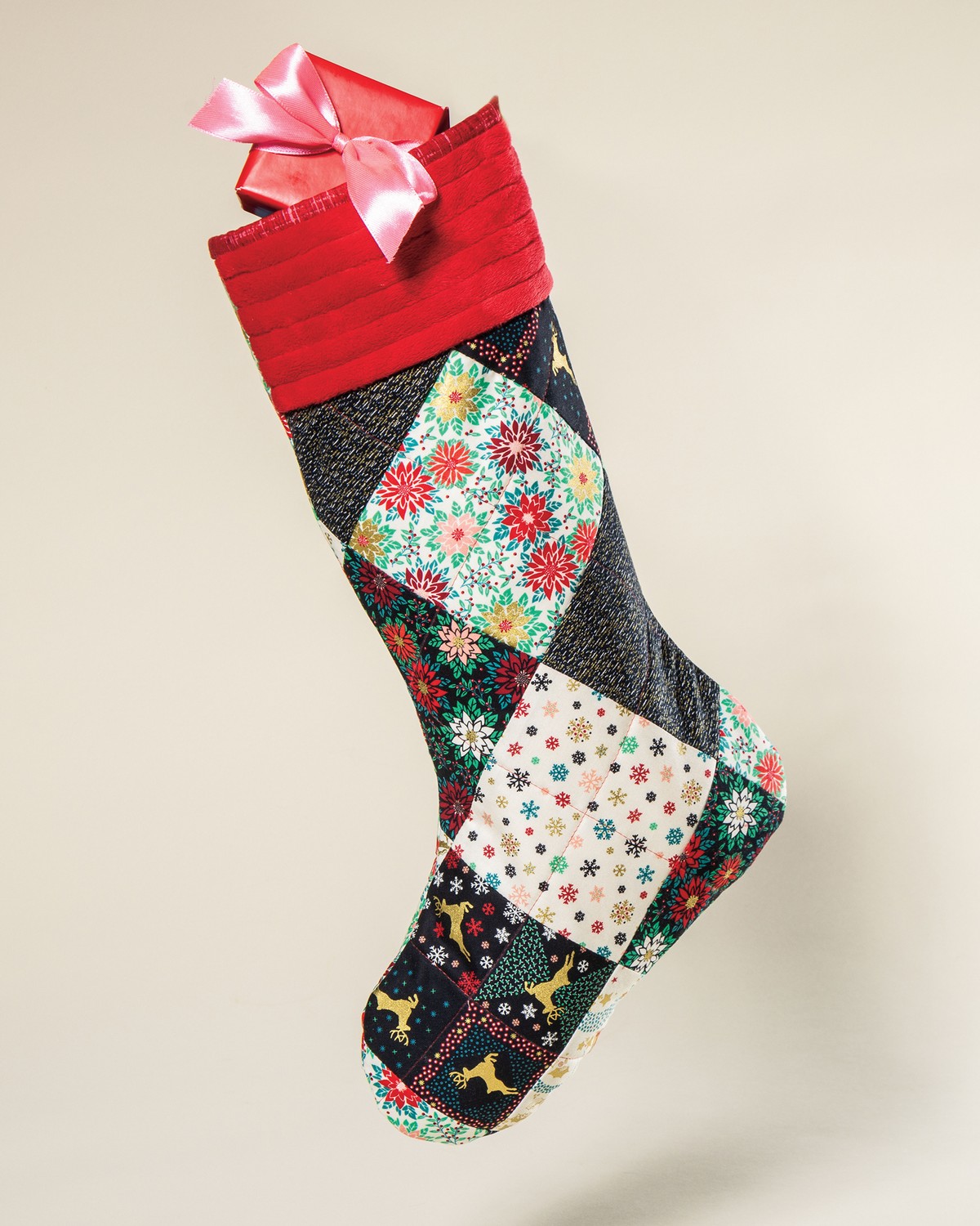 Quilt As You Go Stocking Kit Connecting Threads