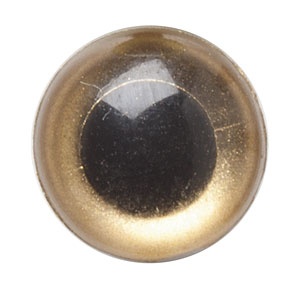 Image of Safety Eyes Round Pupil 8mm - Gold (6 Pair)