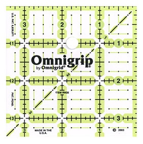 Image of Omnigrip Neon Ruler - 3-1/2" x 3-1/2"