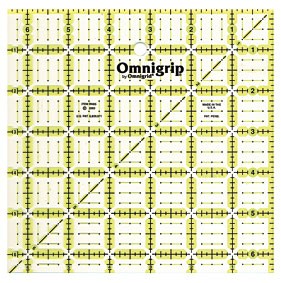 Omnigrid 6-1/2 x 6-1/2 Square Quilting and Sewing Ruler