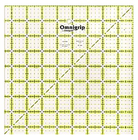 Omnigrip Neon Ruler - 8-1/2" x 8-1/2"