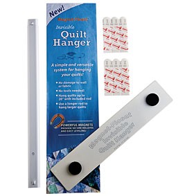 NoSeeUms™ invisible quilt hangers for walls