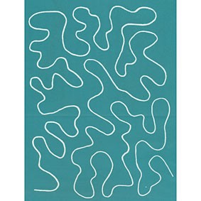 Stencil - Meander 6 1/2" x 9"