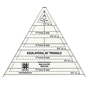 60 Degree Triangle Charms Template 60 Degree Triangle Charms Template