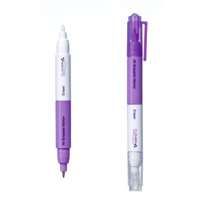 Clover Air Erasable Marker - Purple - Fine w Eraser