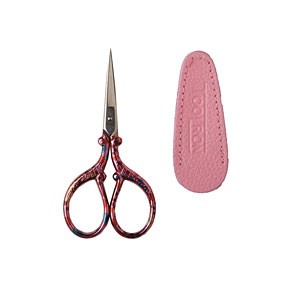 Scissors - Pink Victorian Embroidery Scissors with Sheath – Lolli