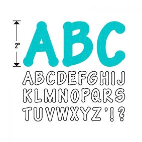 Sizzix Bigz Die - Alphabet Set - Capital Letters