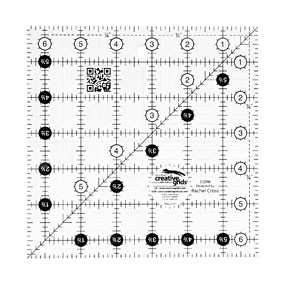Creative Grids Ruler - 6 1/2" Square