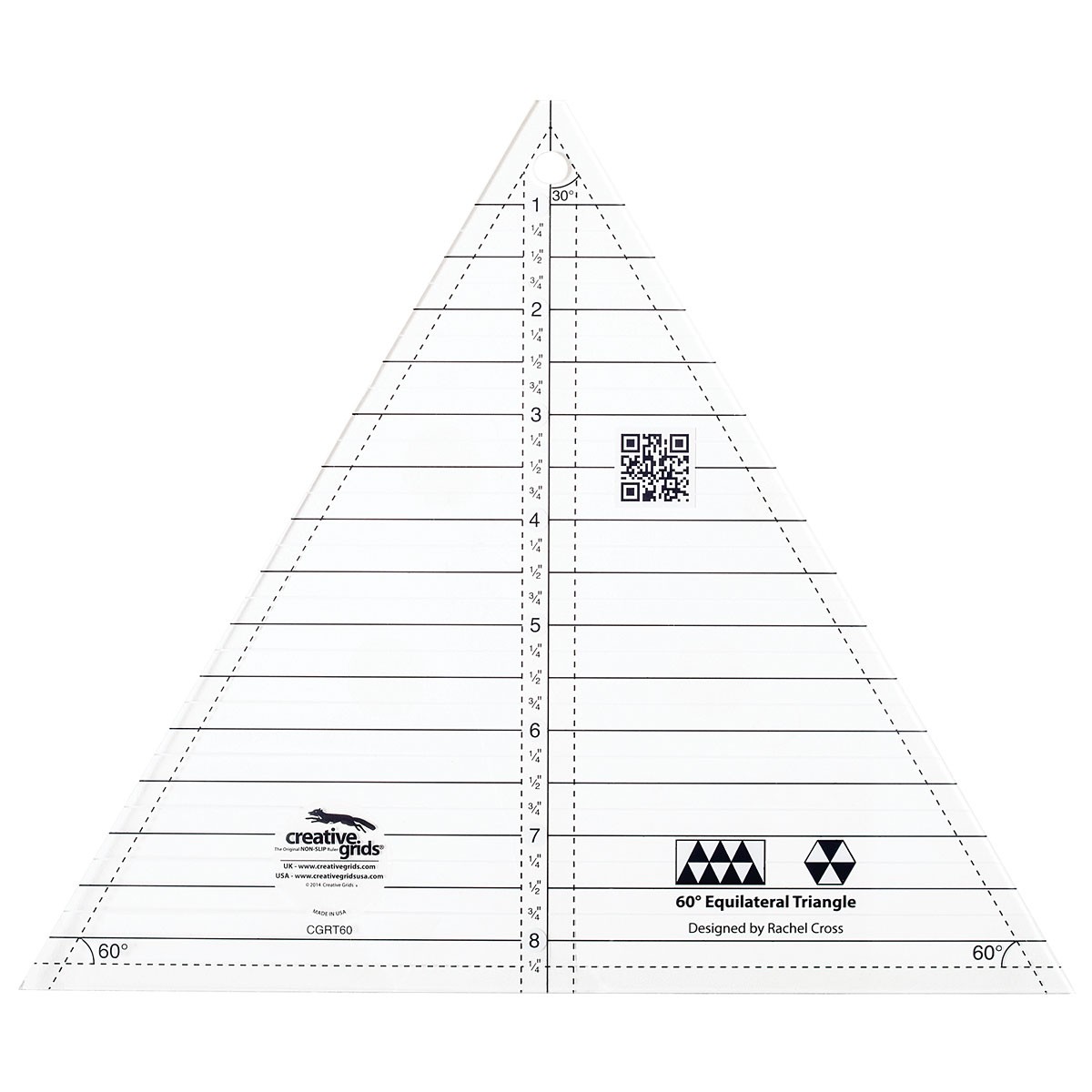 Creative Grids 15 Degree Triangle Ruler