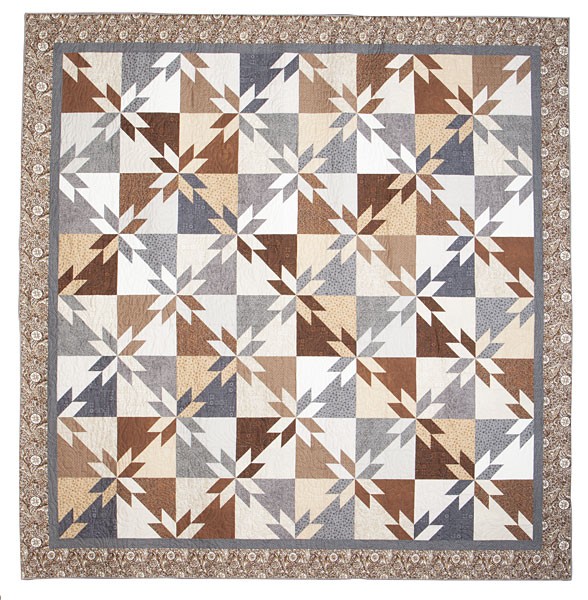 Intersections Brilliance Solids Quilt 2024 Kit Boundless Fabrics