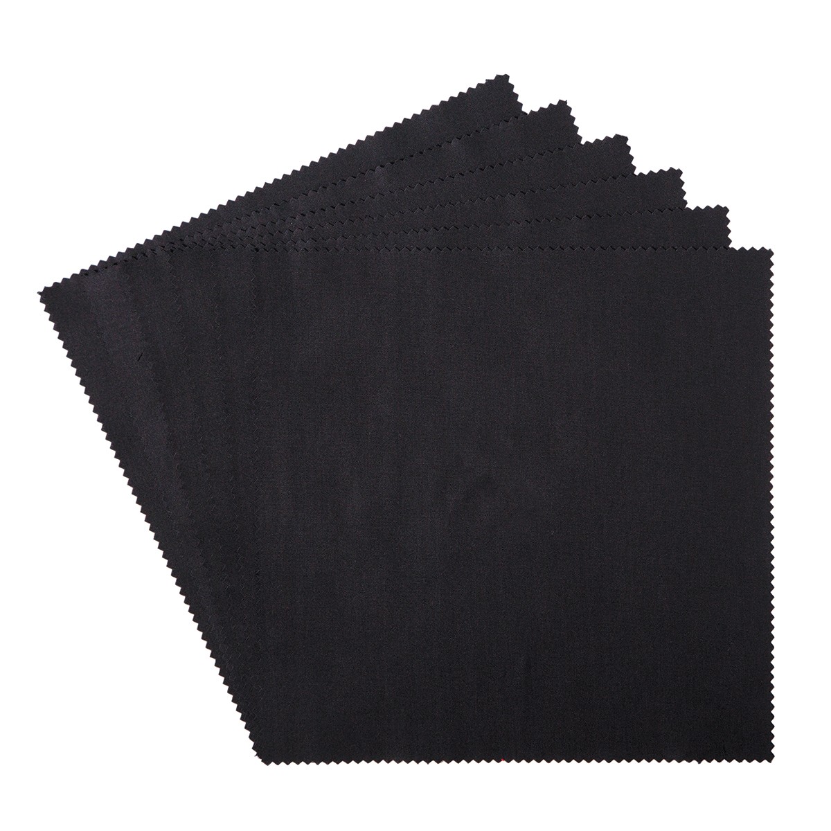 Black Quilting Cotton Fabric 10" Squares Connecting Threads