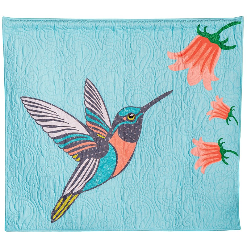 HummingbirdDawn LaserCut Applique Quilt Kit