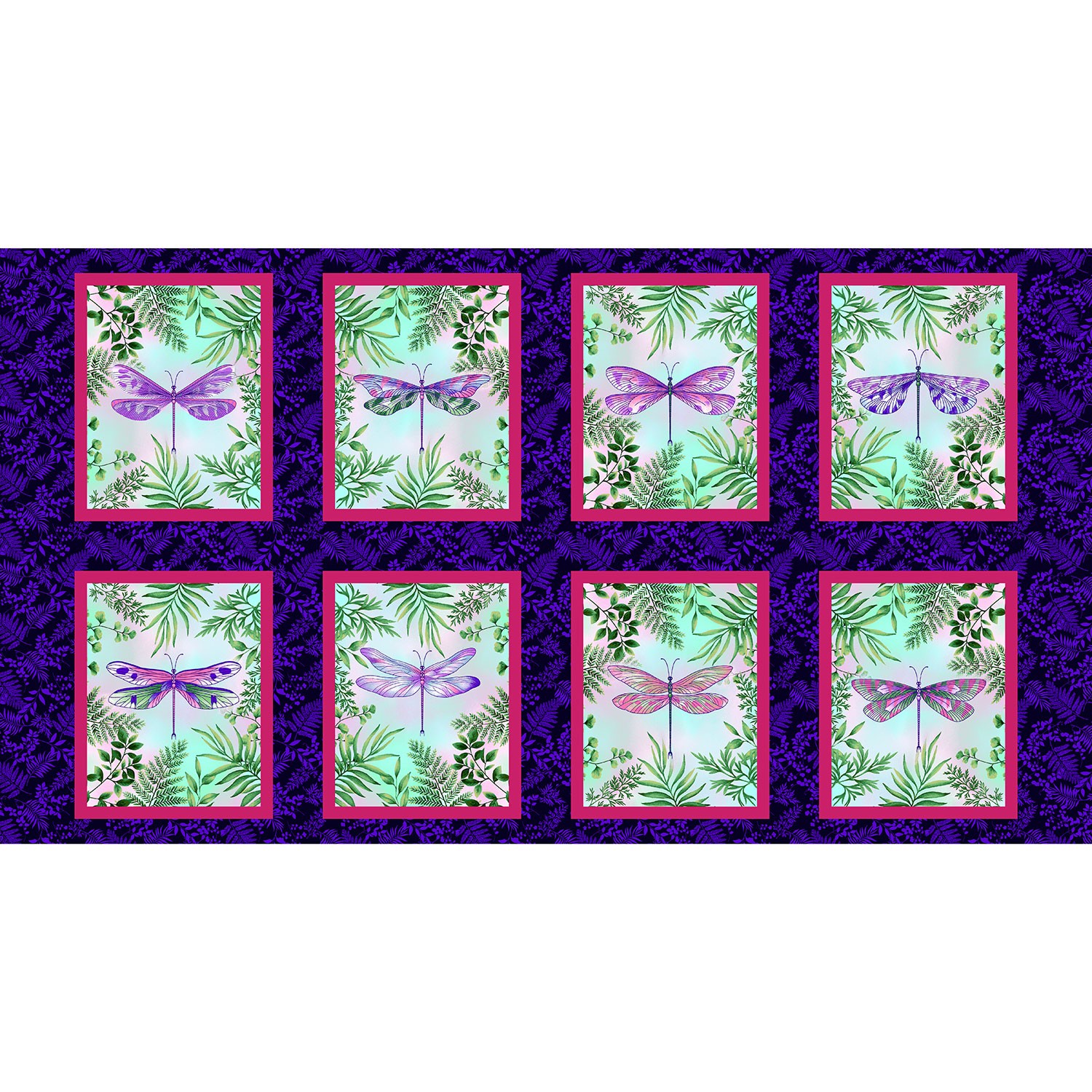 Dragon Fly Blocks Panel | ConnectingThreads.com