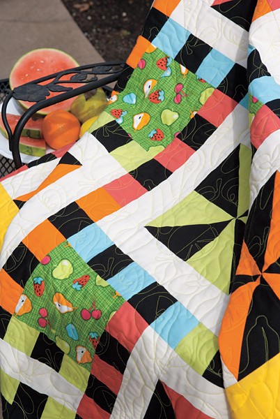 Whirlwind Lap Quilt Pattern Download | ConnectingThreads.com