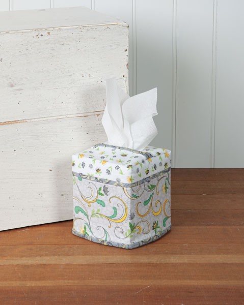 Quilted tissue best sale box cover