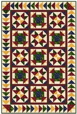 A Star Studded Holiday Quilt Pattern Download