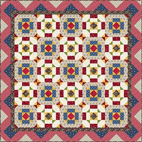 Colonial Indigo Quilt Free Pattern Download
