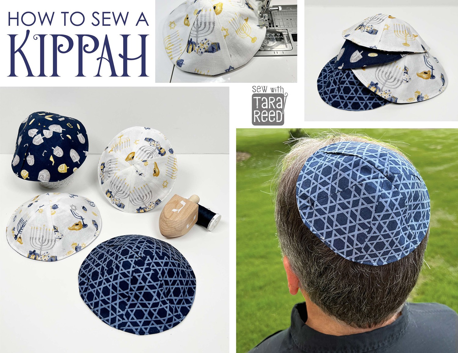 How to Sew your Own Kippah or Yarmulke Pattern Download