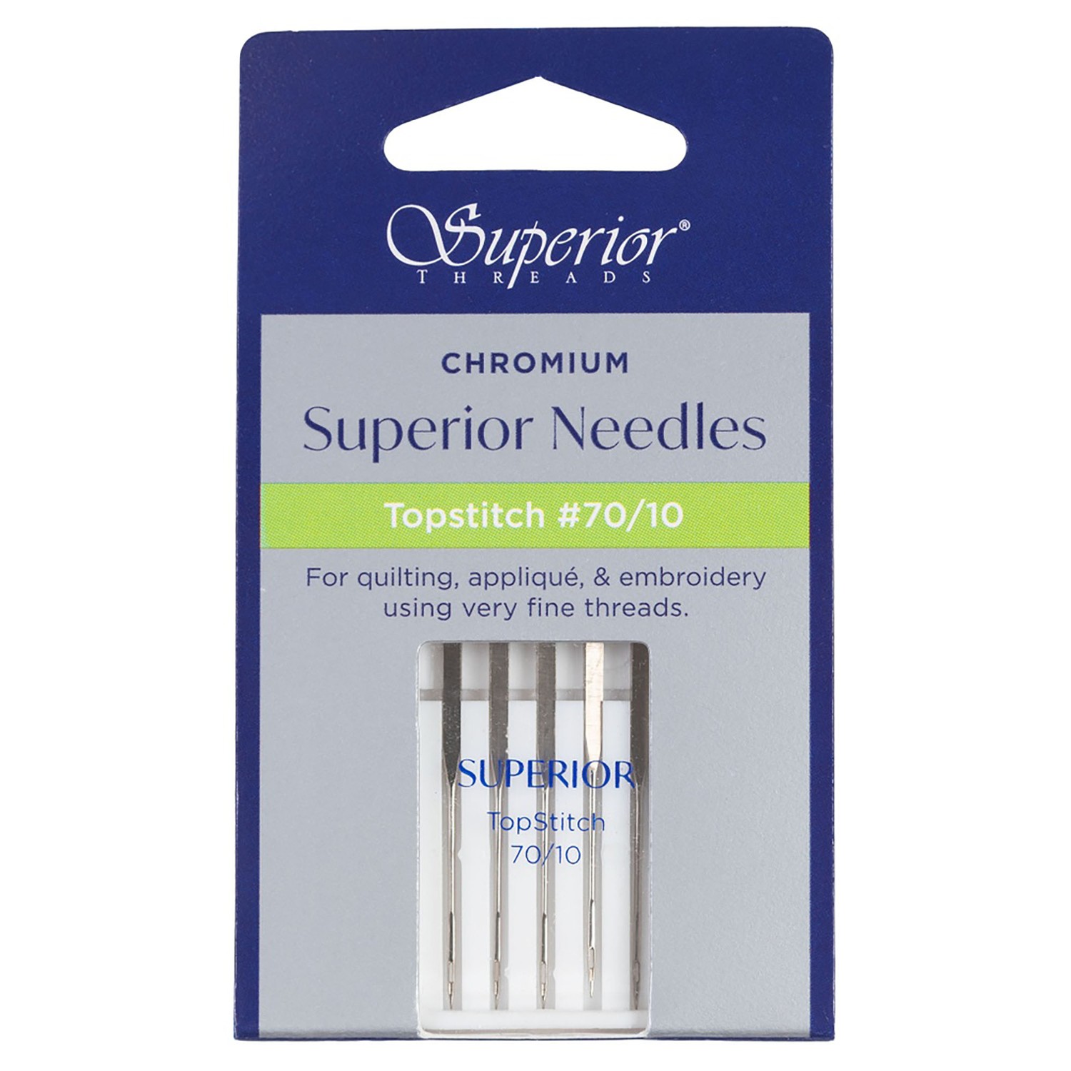 Chromium Topstitch Needles #80/12 5pk | ConnectingThreads.com