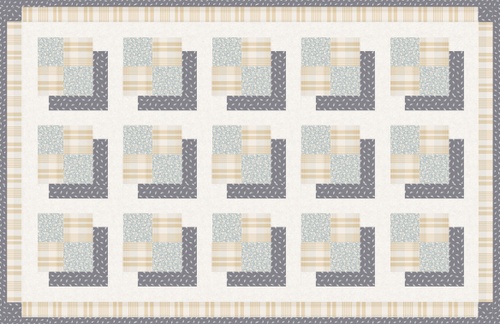 Image of Shadow Play Coffee Table Topper Quilt Sewing Pattern Download