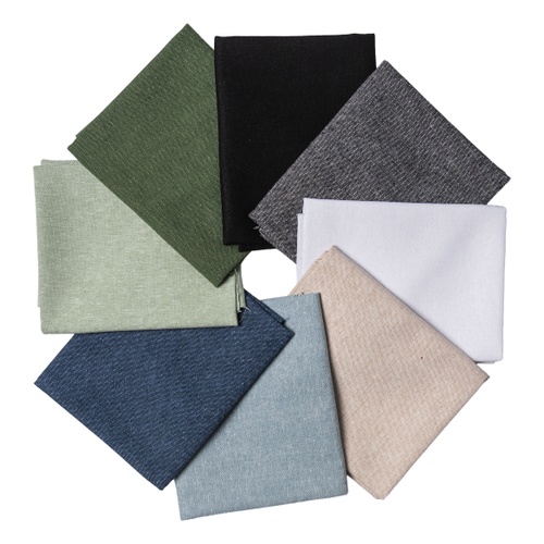 Image of Cotton Linen Blend Fat Quarter Sampler