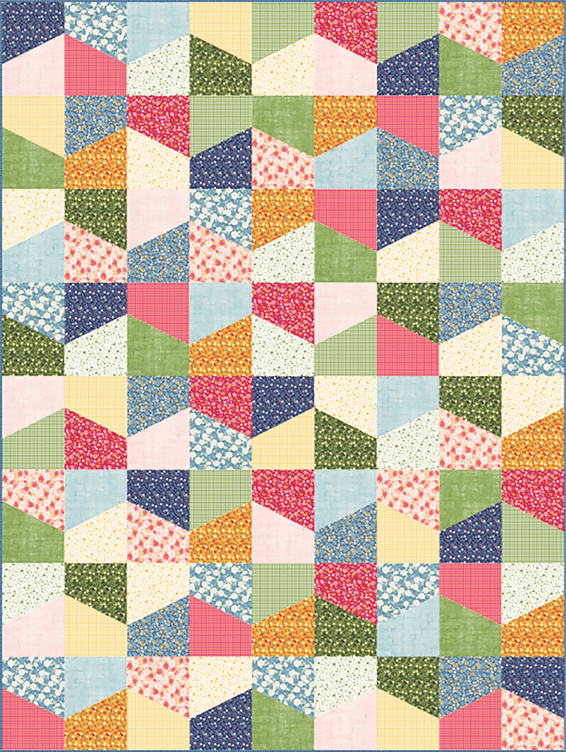 oddment オッドメント Quilting Crew Sweetwater Ridge Flannel - Lofty Throw Quilt Kit
