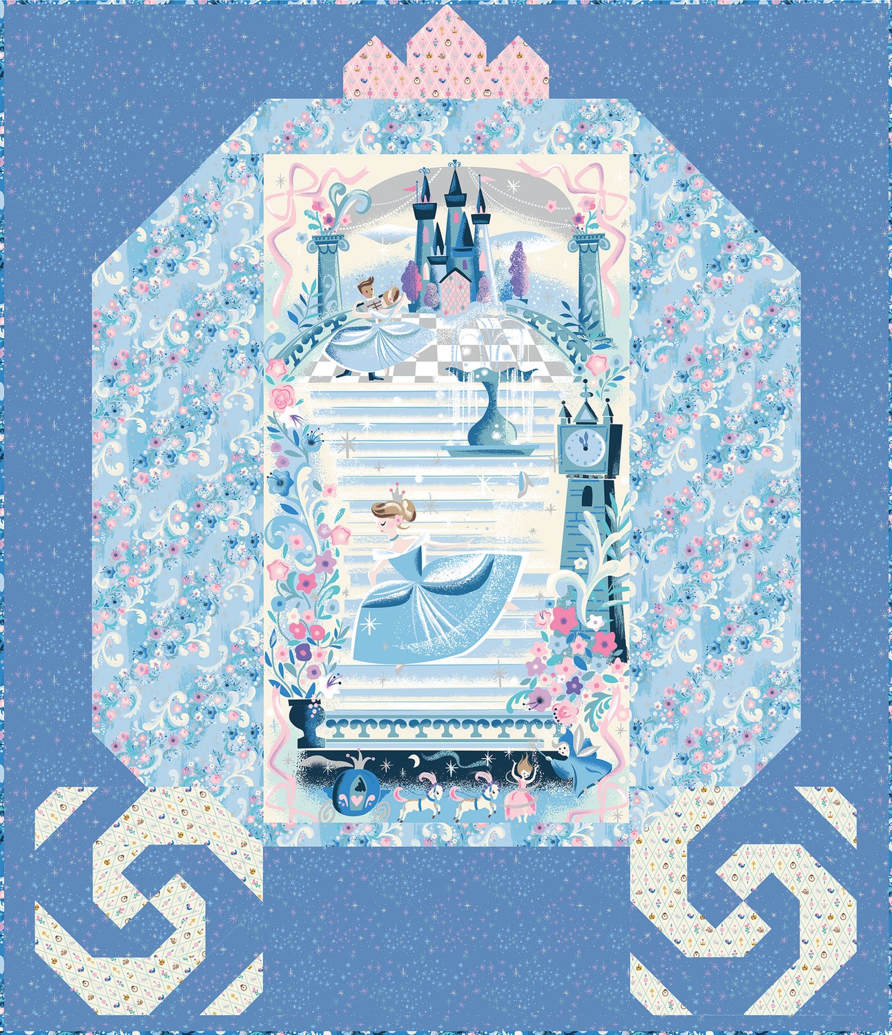 Wishes - Wishes Cinderella's Carriage Panel Quilt Kit