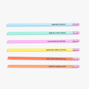 Sewing Themed HB Pencil 6 Pack