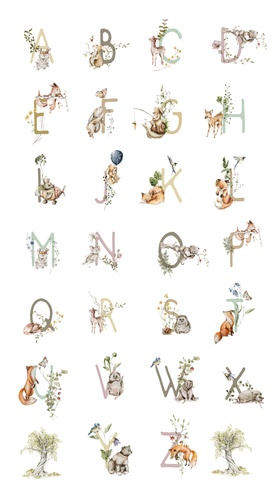 Image of Story Book Alphabet Banner Panel