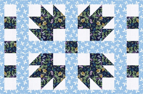 Image of Wildflower Windows Placemats Quilt Kit