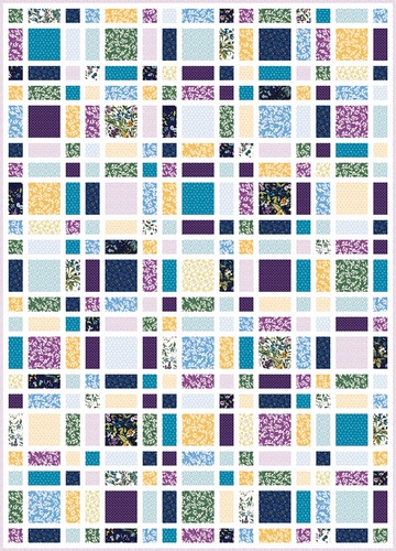 Image of Snappy Squares Piecing Quilt Kit