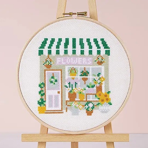 Image of Florist Shop Counted Cross Stitch Kit