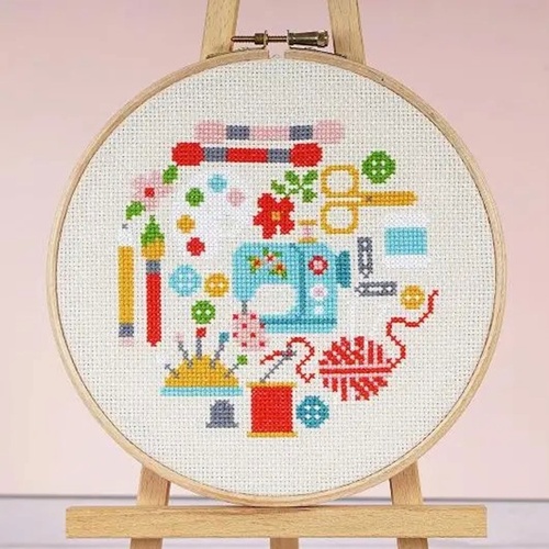 Image of Arts & Crafts Counted Cross Stitch Kit