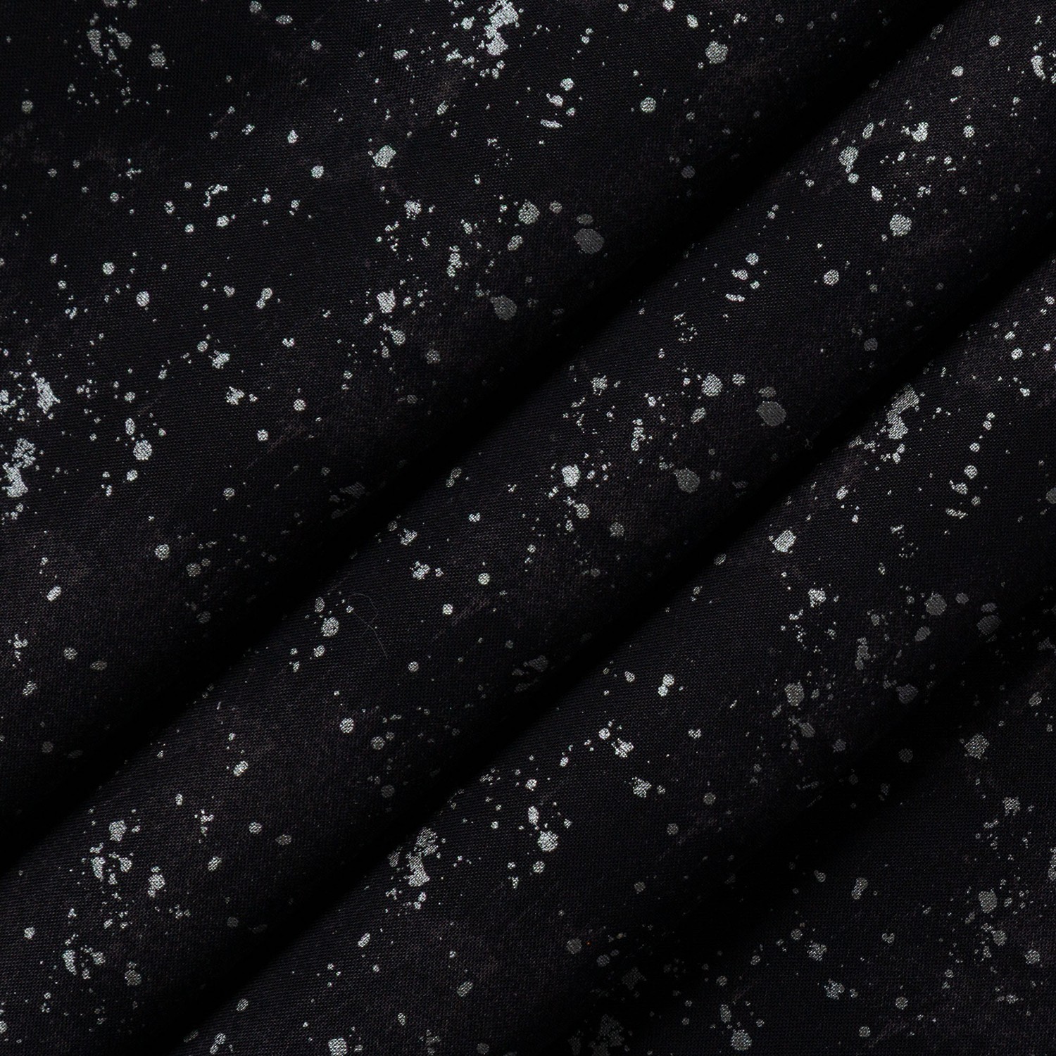 Cotton Fabric - Shimmer Tonals Collection - Shimmer Tonals Black Pearl Quilting Cotton Fabric Yardage by Connecting Threads