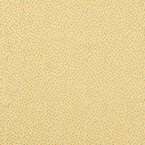 Image of Petite Ditsy Flowers Yellow Quilting Cotton Fabric