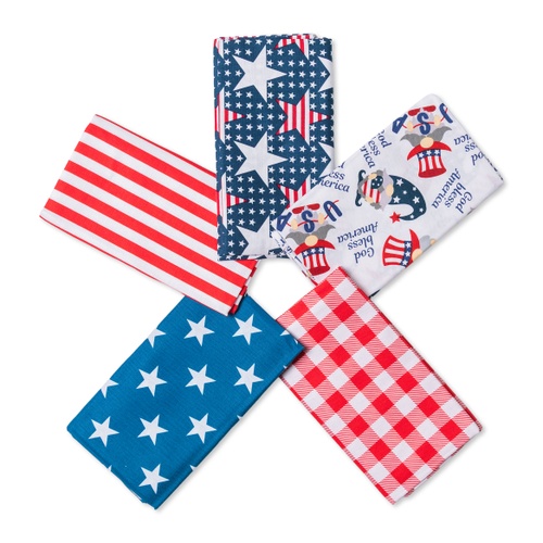 Image of Singer™ 5-Piece Patriotic  Classics Fat Quarter Sampler
