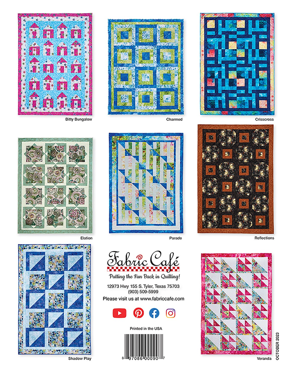 How to place fabric in a 3-Yard Quilt Pattern and New Fabric To