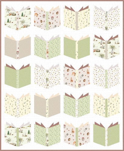 Image of Book Nerd Quilt Kit