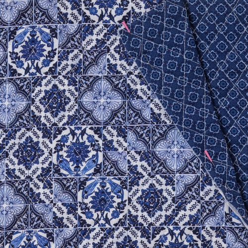 Image of Double Faced Pre-Quilted Fabric