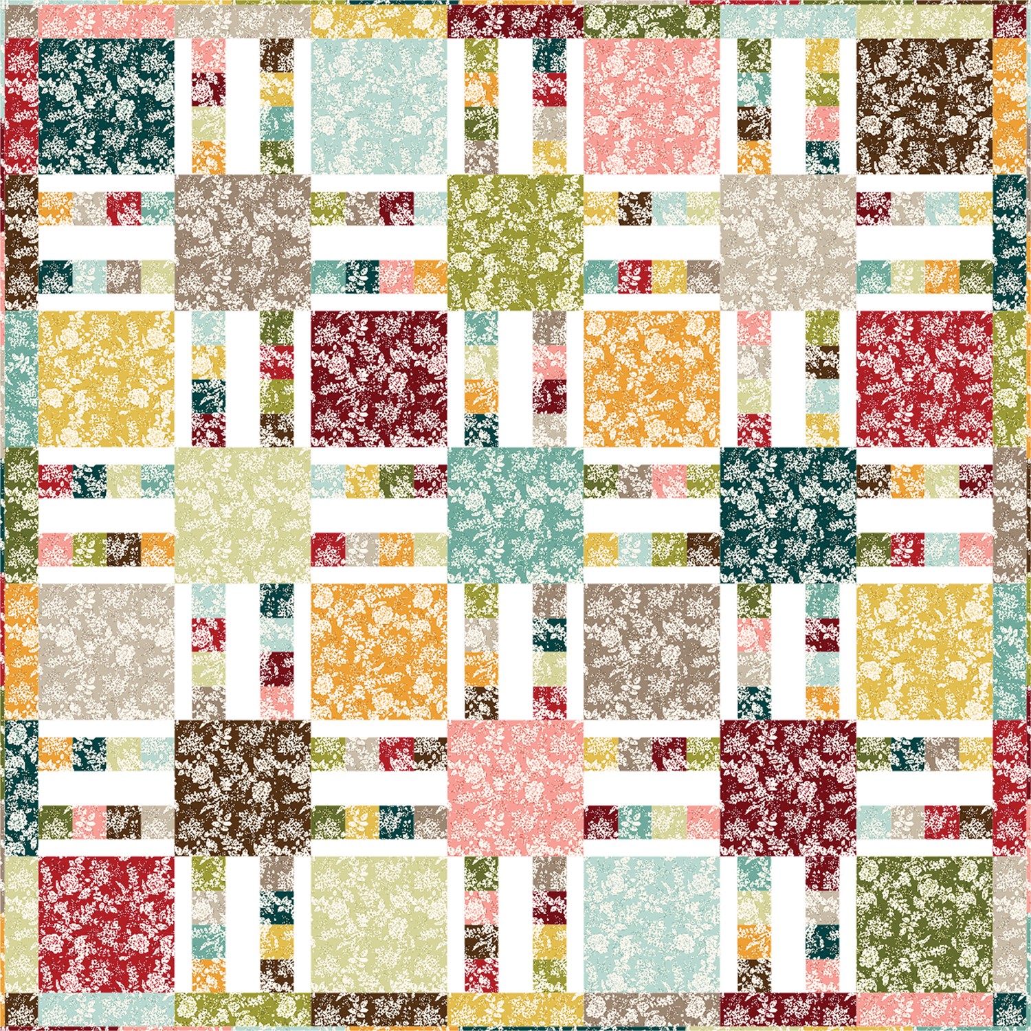 Tranquility - Windowpane Quilt Kit | ConnectingThreads.com