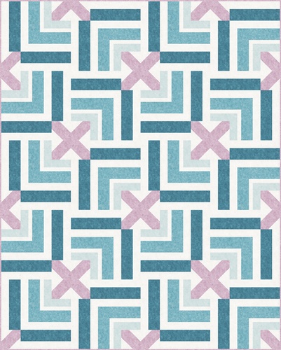 Image of Mirage Tonals Flannel Connections Quilt Kit