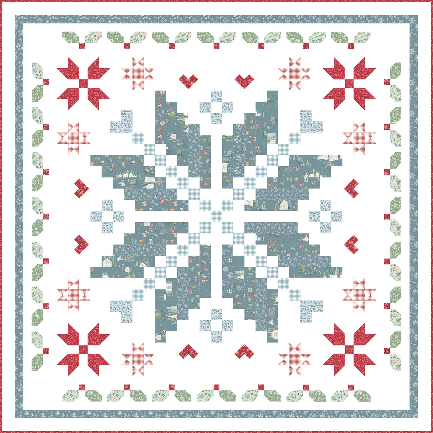 Magical Winterland - Winter Magic Quilt Kit | ConnectingThreads.com