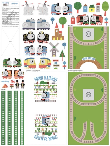 Image of Thomas & Friends Sodor Railway Felt Panel