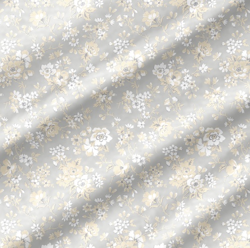 Image of Wide Backing Fabric Flower Bunch