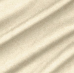 Backing Fabrics Decorative Scroll Cream 108 in Wide Backing Fabric Yardage