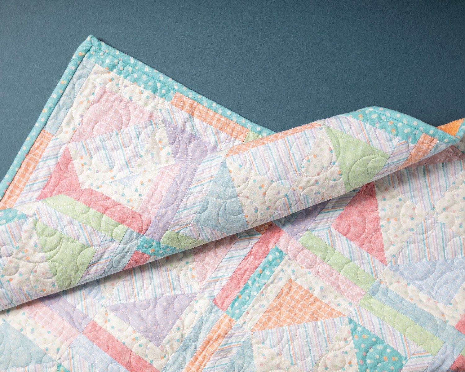 Pattern Play Flannel Kindred Baby Flannel Fabric Quilt Kit ConnectingThreads