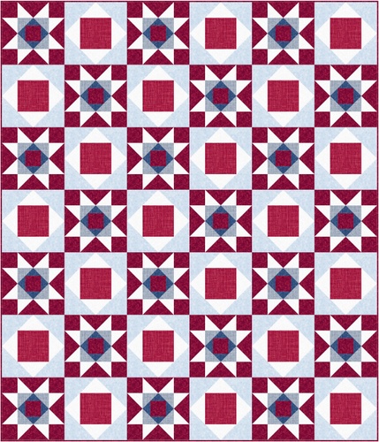 Image of Violetta Stars Quilts of Valor Quilt Project Bundle