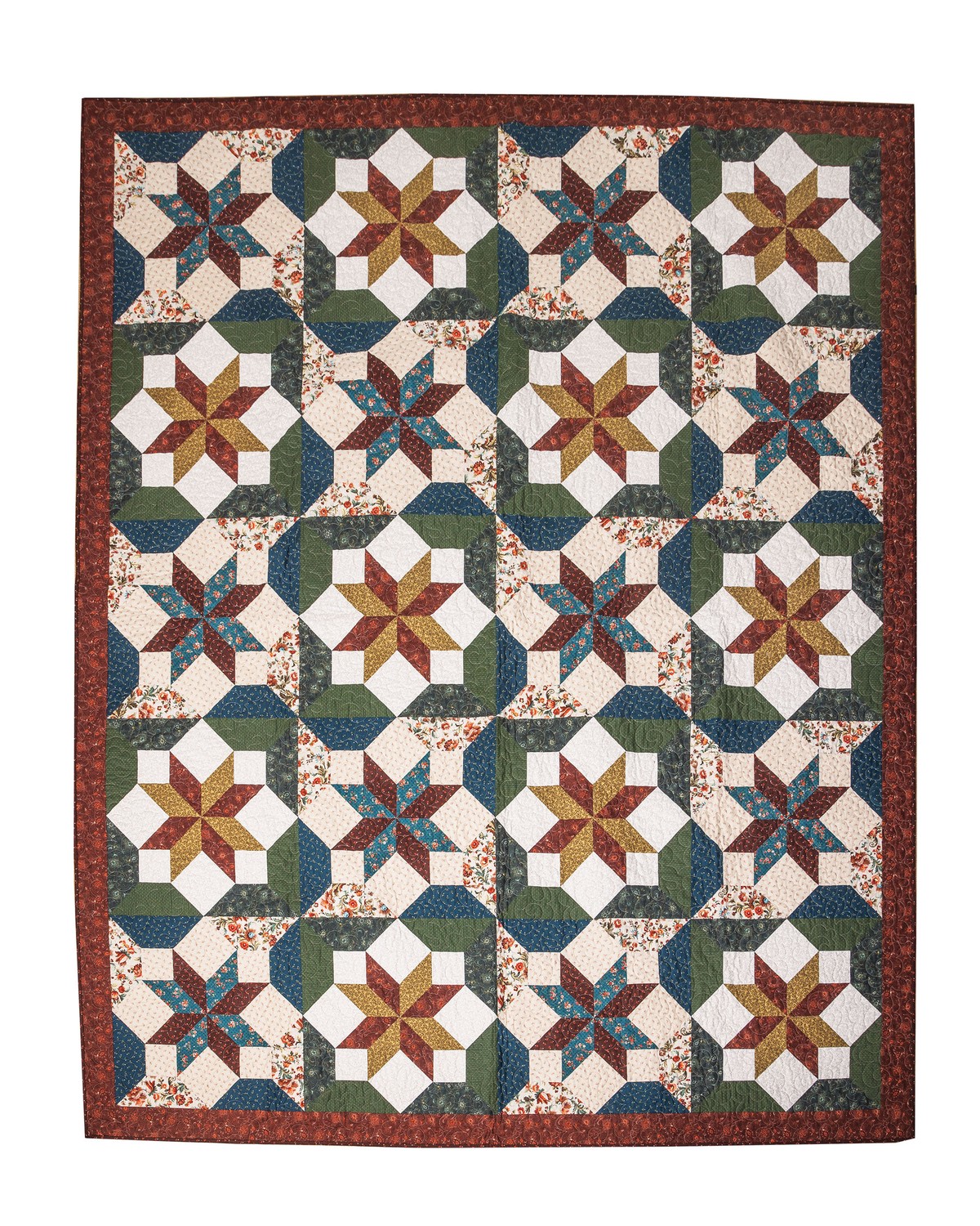 Lady Eliza - Lady Eliza Eliza's Stars Cotton Fabric Quilt